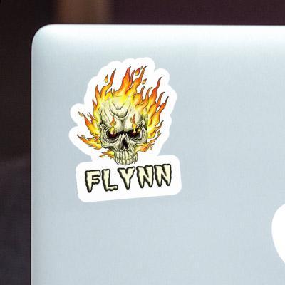 Flynn Sticker Skull Laptop Image