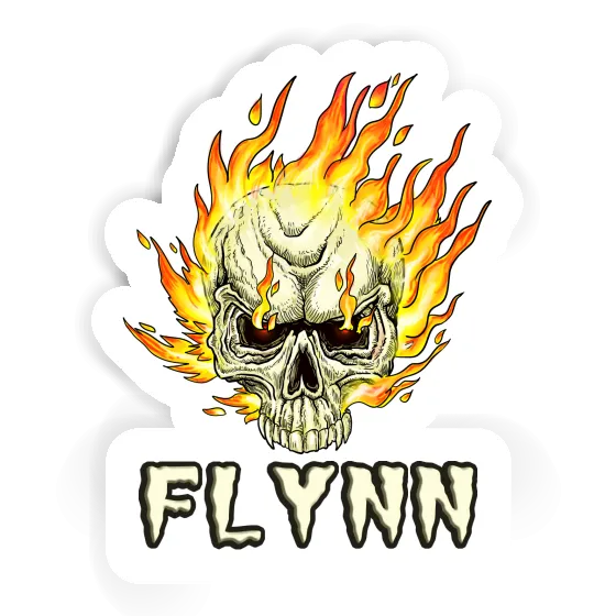 Autocollant Flynn Tête de mort Notebook Image