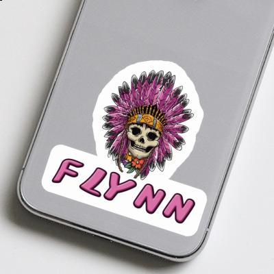 Sticker Ladys Skull Flynn Laptop Image
