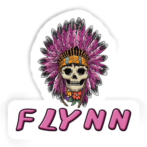 Flynn Autocollant Lady Tête de mort Notebook Image