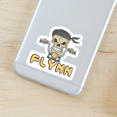 Sticker Flynn Motorbike Rider Notebook Image