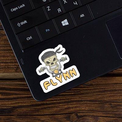 Autocollant Motard Flynn Notebook Image