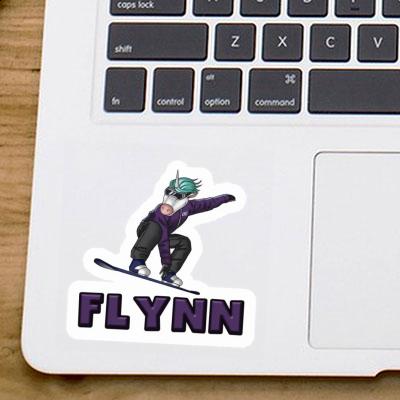 Snowboardeuse Autocollant Flynn Laptop Image