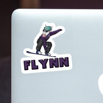 Snowboardeuse Autocollant Flynn Laptop Image