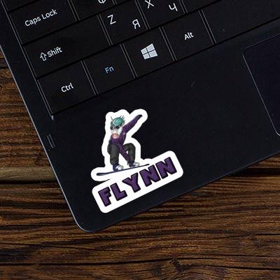 Flynn Sticker Snowboarderin Notebook Image