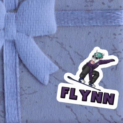 Snowboardeuse Autocollant Flynn Laptop Image