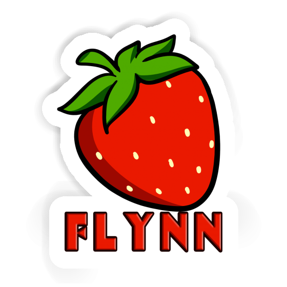 Flynn Autocollant Fraise Laptop Image