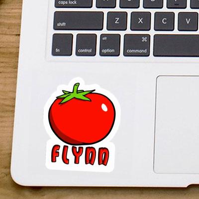 Flynn Sticker Tomato Laptop Image