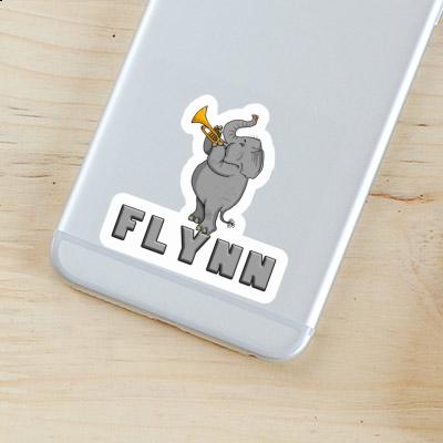 Eléphant trompette Autocollant Flynn Gift package Image