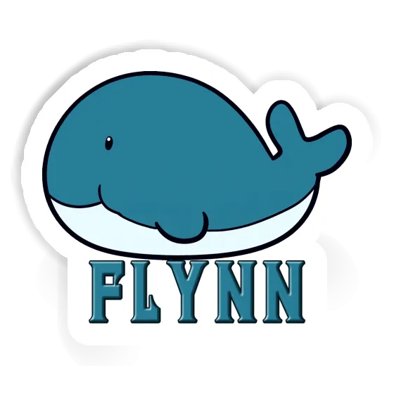 Sticker Whale Fish Flynn Notebook Sticker Whale Fish Flynn Gift package Image