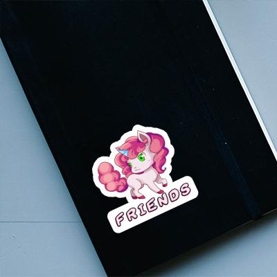 Sticker Friends Unicorn Notebook Sticker Friends Unicorn Gift package Image