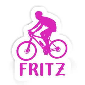 Fritz Sticker Biker Image