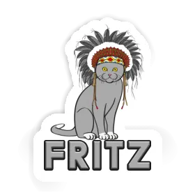 Chat Autocollant Fritz Image