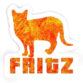 Chat Autocollant Fritz Image