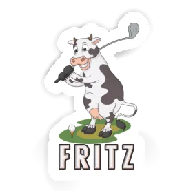 Autocollant Vache Fritz Image