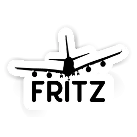 Fritz Autocollant Avion Image