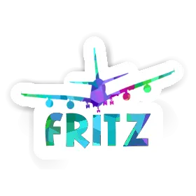 Avion Autocollant Fritz Image
