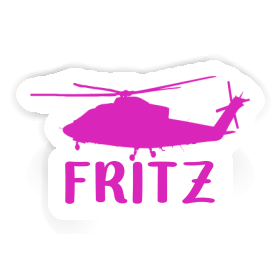 Fritz Autocollant Hélicoptère Image