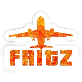 Autocollant Jumbo-Jet Fritz Image