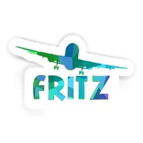 Avion Autocollant Fritz Image