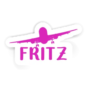 Autocollant Avion Fritz Image