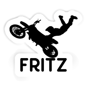 Autocollant Fritz Motocrossiste Image