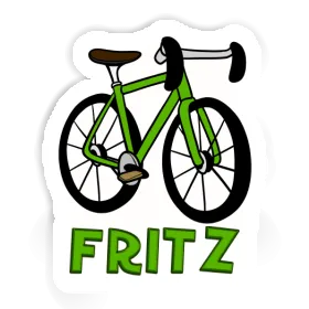 Sticker Fritz Bicycle Image