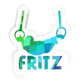Ring gymnast Sticker Fritz Image
