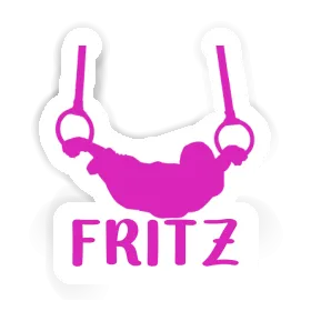 Ring gymnast Sticker Fritz Image