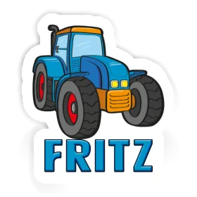 Sticker Fritz Tractor Image
