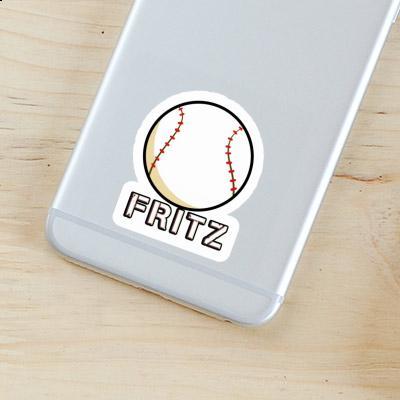 Baseball Autocollant Fritz Laptop Image