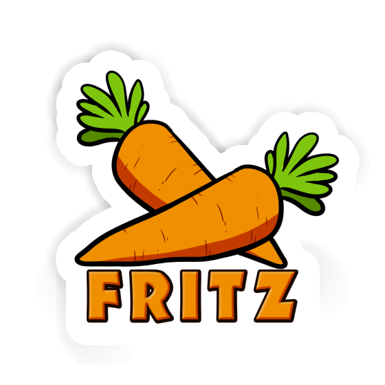 Fritz Autocollant Carotte Notebook Image