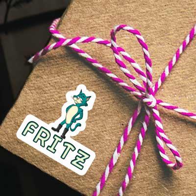 Autocollant Chat Fritz Notebook Autocollant Chat Fritz Gift package Image