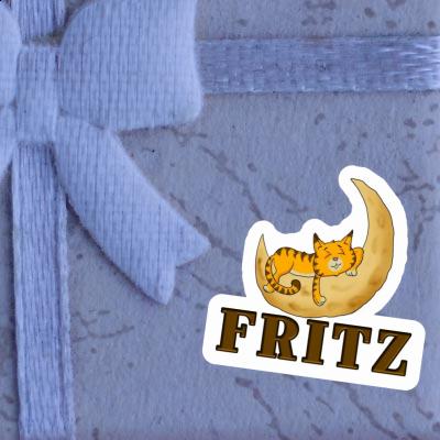 Autocollant Chat Fritz Laptop Autocollant Chat Fritz Laptop Image