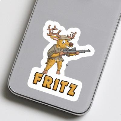 Autocollant Chasseur Fritz Laptop Image