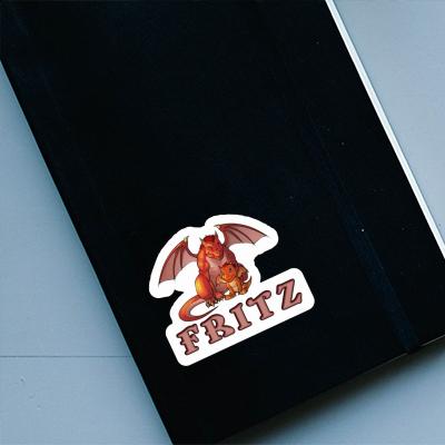 Sticker Fritz Drache Image
