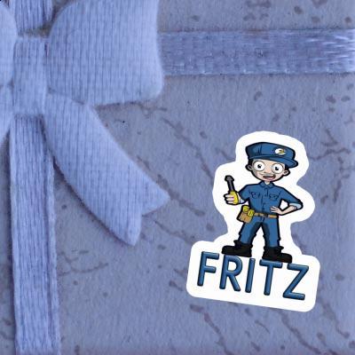 Sticker Electrician Fritz Image