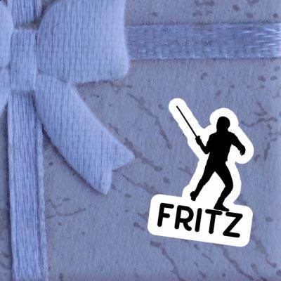 Fencer Sticker Fritz Laptop Image