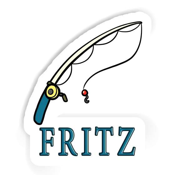Canne à pêche Autocollant Fritz Notebook Canne à pêche Autocollant Fritz Notebook Image