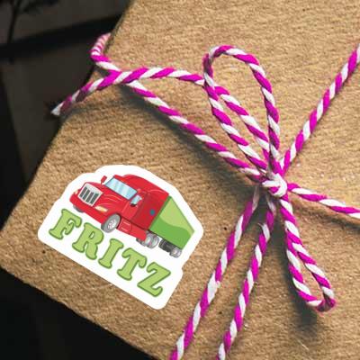 Fritz Sticker Articulated lorry Laptop Image