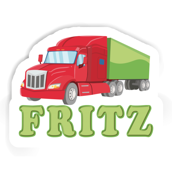 Fritz Sticker Articulated lorry Gift package Image