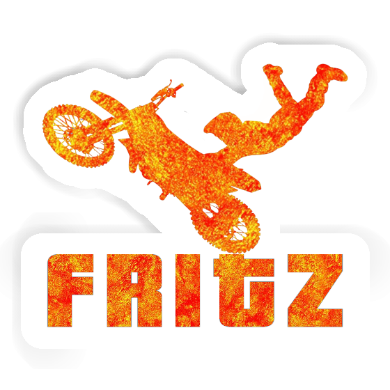 Fritz Autocollant Motocrossiste Notebook Fritz Autocollant Motocrossiste Notebook Image