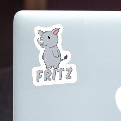 Autocollant Rhinocéros Fritz Gift package Image