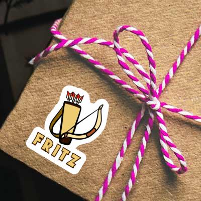 Sticker Pfeilbogen Fritz Notebook Image