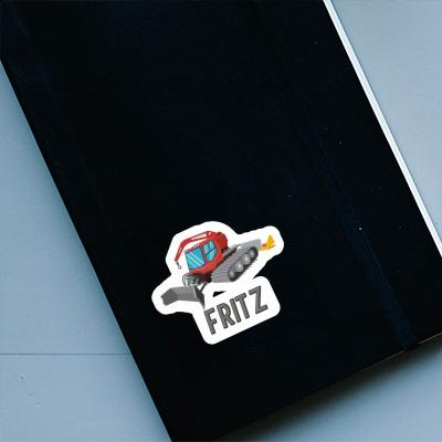 Sticker Snow Groomer Fritz Sticker Snow Groomer Fritz Image