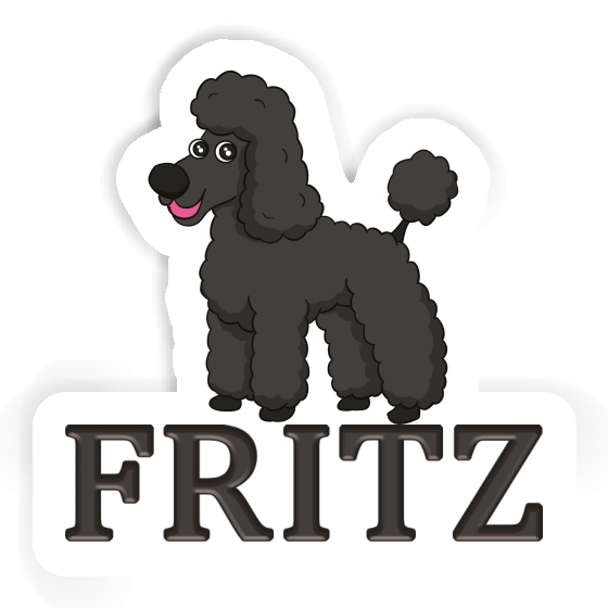 Autocollant Caniche Fritz Notebook Autocollant Caniche Fritz Notebook Image