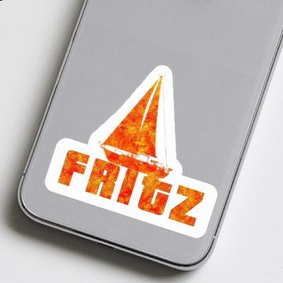 Aufkleber Fritz Segelboot Gift package Image