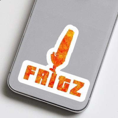 Sticker Windsurfer Fritz Notebook Image