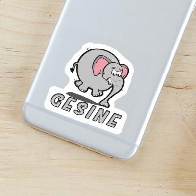 Elephant Sticker Gesine Elephant Sticker Gesine Image