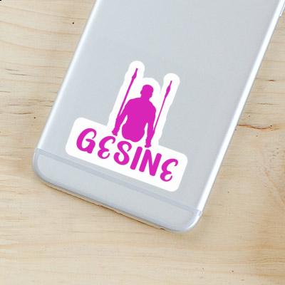 Autocollant Gesine Gymnaste aux anneaux Gift package Image